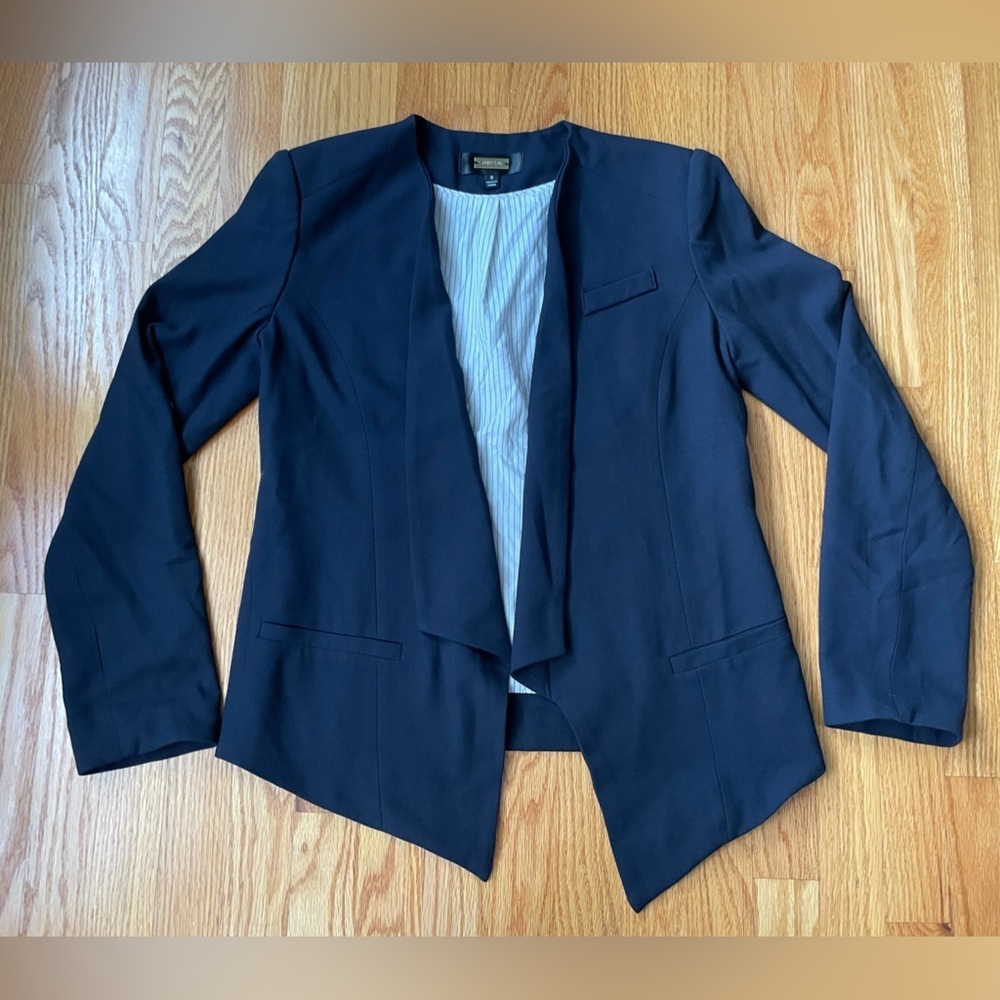 Greylin Anthropologie Navy Blazer Suit Jacket